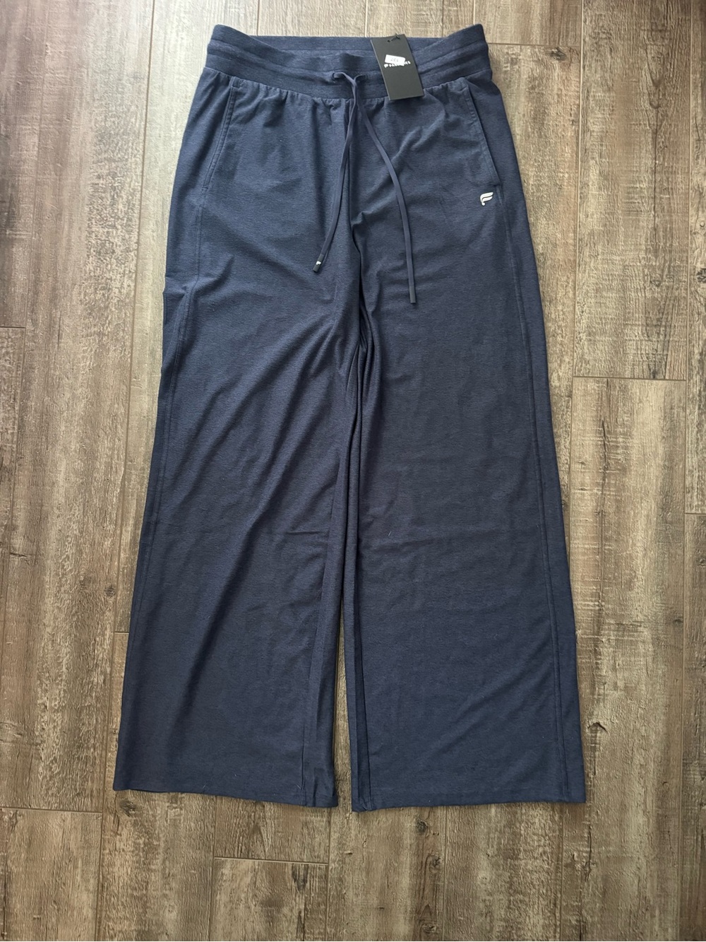 Fabletics Cloud Jersey Wide Leg Pants Navy L